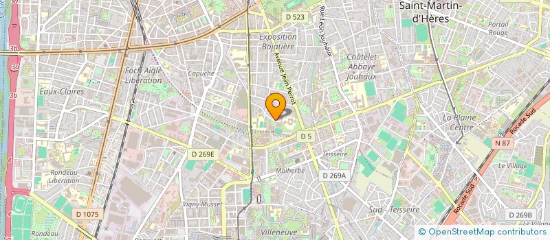 localisation de l'entreprise MONSIEUR GILLES MILAN  GRENOBLE