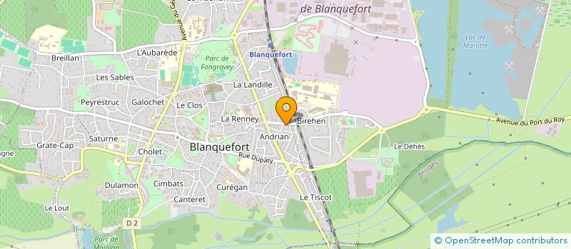 localisation de l'entreprise MONSIEUR GILLES MILLERIOUX à BLANQUEFORT