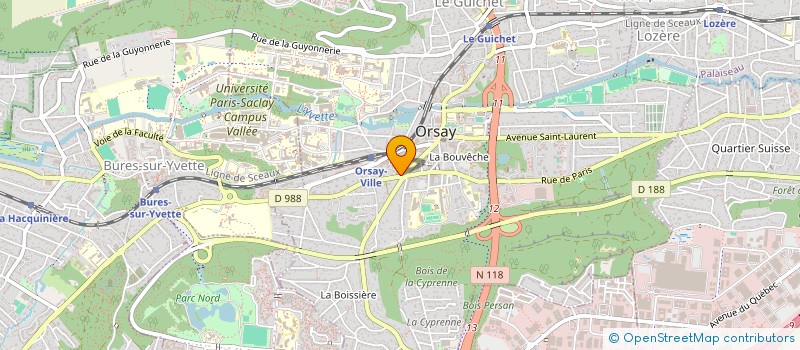 localisation de l'entreprise MONSIEUR GILLES MILLOT à ORSAY