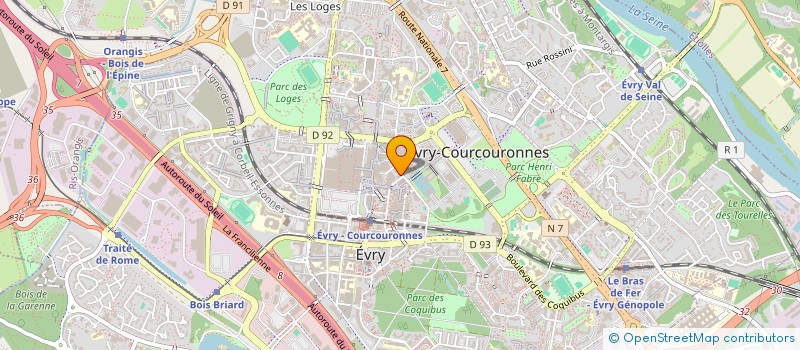 localisation de l'entreprise MONSIEUR GILLES MIONE à EVRY-COURCOURONNES