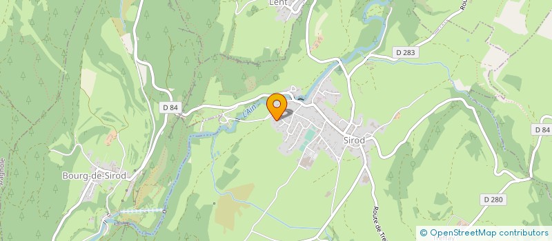 localisation de l'entreprise MONSIEUR GILLES MODOUX  SIROD