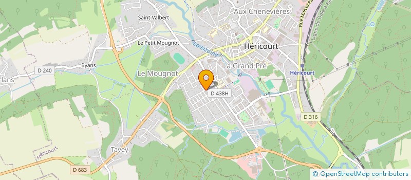 localisation de l'entreprise MONSIEUR GILLES MOINE  HERICOURT