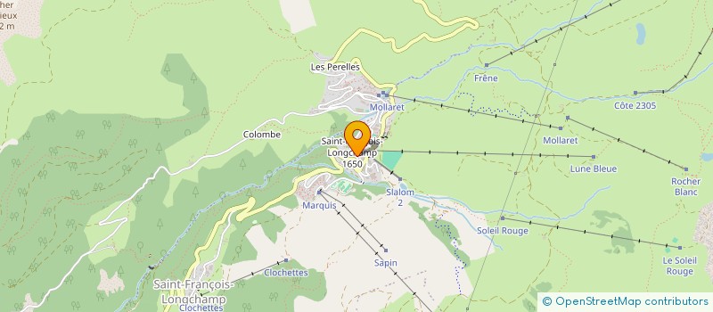 localisation de l'entreprise MONSIEUR GILLES MOINGEON  SAINT FRANCOIS LONGCHAMP