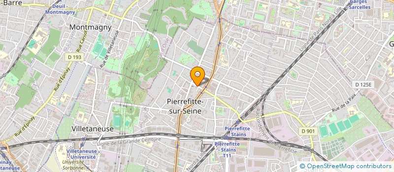 localisation de l'entreprise MONSIEUR GILLES MOISON à PIERREFITTE-SUR-SEINE