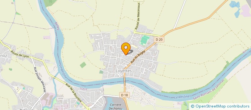 localisation de l'entreprise MONSIEUR GILLES MOISSONNIER  LOYETTES