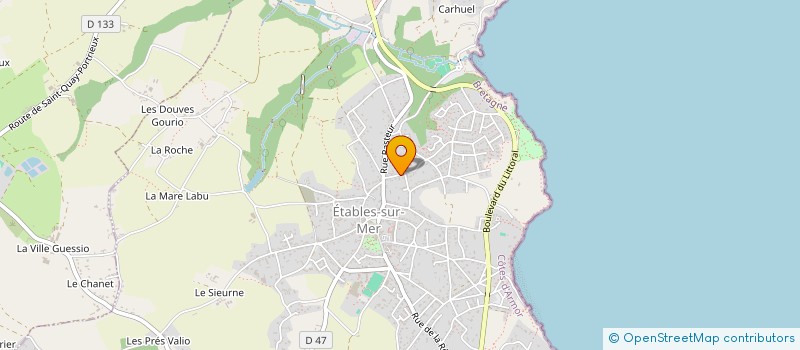 localisation de l'entreprise MONSIEUR GILLES MOMPER  BINIC-ETABLES-SUR-MER