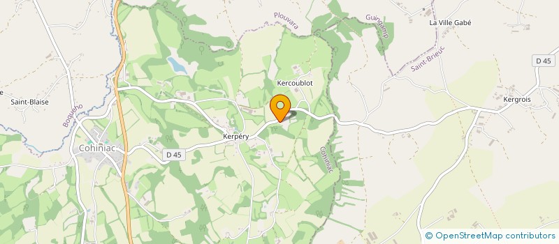 localisation de l'entreprise MONSIEUR GILLES MONFORT  COHINIAC