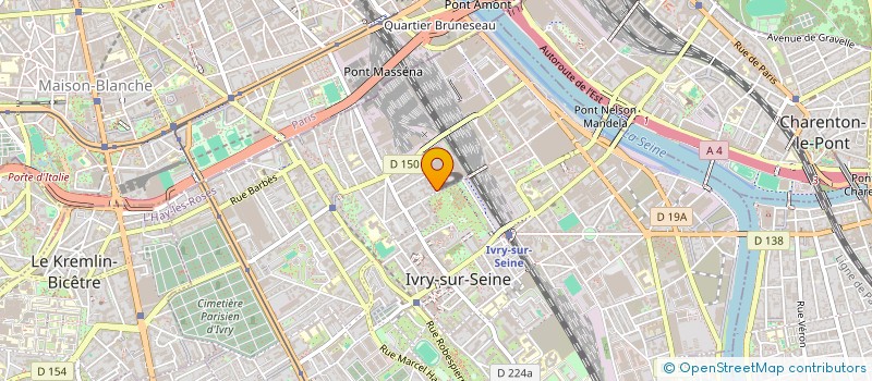 localisation de l'entreprise MONSIEUR GILLES MONGE à IVRY-SUR-SEINE