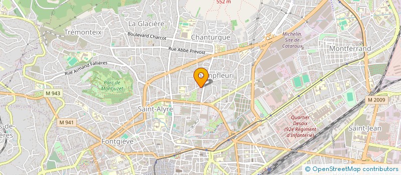 localisation de l'entreprise MONSIEUR GILLES MONIER  CLERMONT-FERRAND