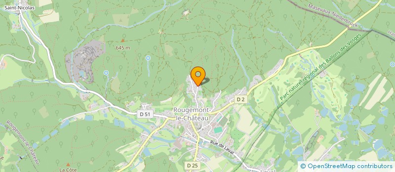 localisation de l'entreprise MONSIEUR GILLES MONNOT à ROUGEMONT-LE-CHATEAU