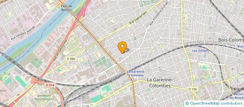 localisation de l'entreprise MONSIEUR GILLES MONS à COLOMBES
