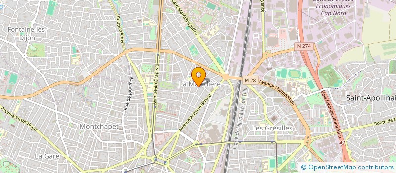 localisation de l'entreprise MONSIEUR GILLES MONTEWY à DIJON