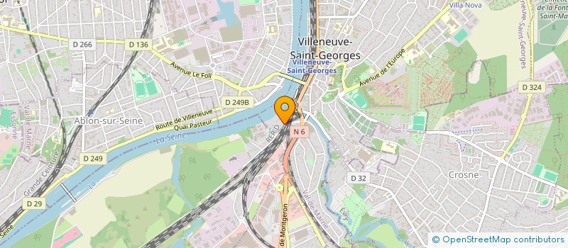 localisation de l'entreprise MONSIEUR GILLES MONTORFANO  VILLENEUVE-SAINT-GEORGES