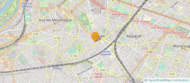 localisation de l'entreprise MONSIEUR GILLES MORAND à VANVES