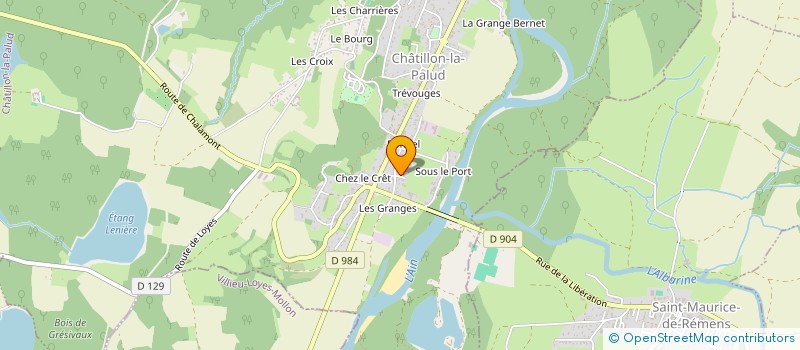 localisation de l'entreprise MONSIEUR GILLES MOREIRA SANTA CLARA  SAINT-RAMBERT-EN-BUGEY