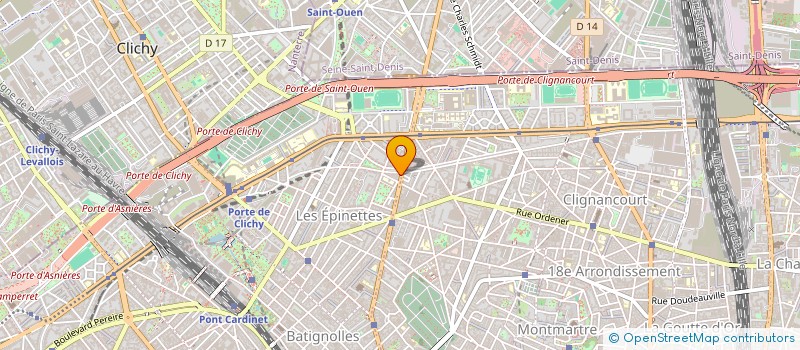 localisation de l'entreprise MONSIEUR GILLES MOREL à PARIS
