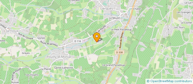 localisation de l'entreprise MONSIEUR GILLES MOREL à PORTE-DES-PIERRES-DOREES