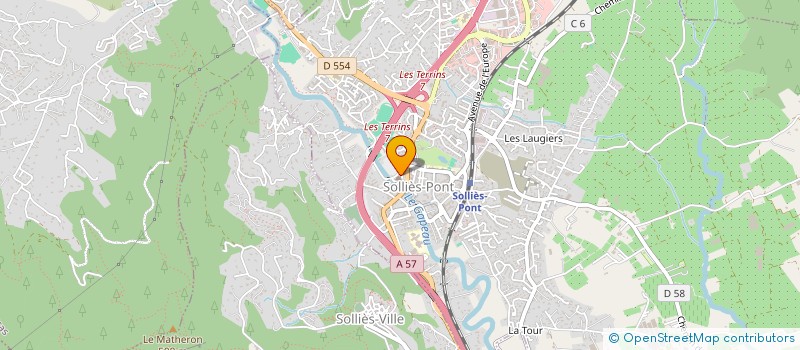 localisation de l'entreprise MONSIEUR GILLES MOREL à SOLLIES-PONT