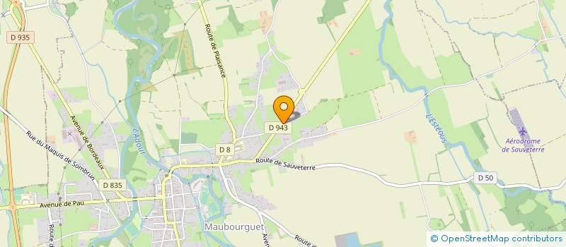 localisation de l'entreprise MONSIEUR GILLES MORERE  MAUBOURGUET