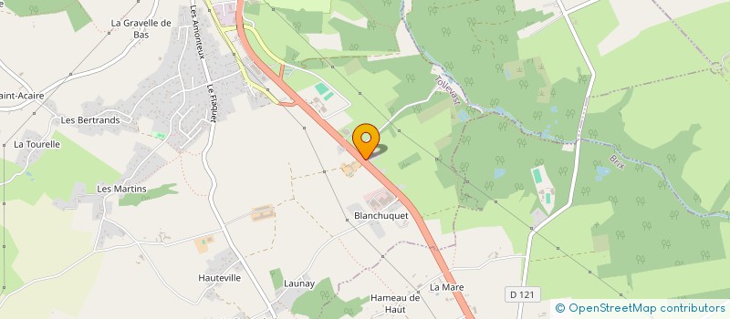 localisation de l'entreprise MONSIEUR GILLES MOUCHEL  TOLLEVAST