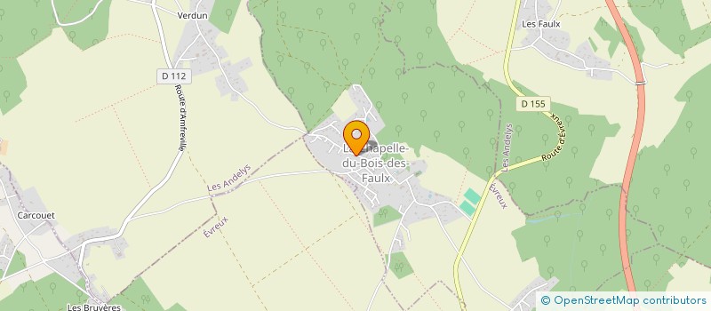 localisation de l'entreprise MONSIEUR GILLES MOUET  LA CHAPELLE-DU-BOIS-DES-FAULX