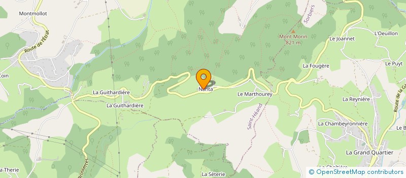 localisation de l'entreprise MONSIEUR GILLES MOUNIER  SAINT-HEAND