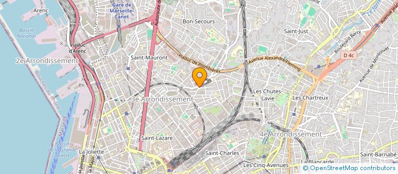 localisation de l'entreprise MONSIEUR GILLES MOURARET à MARSEILLE