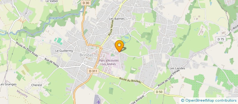 localisation de l'entreprise MONSIEUR GILLES MUGNIER à BRINDAS