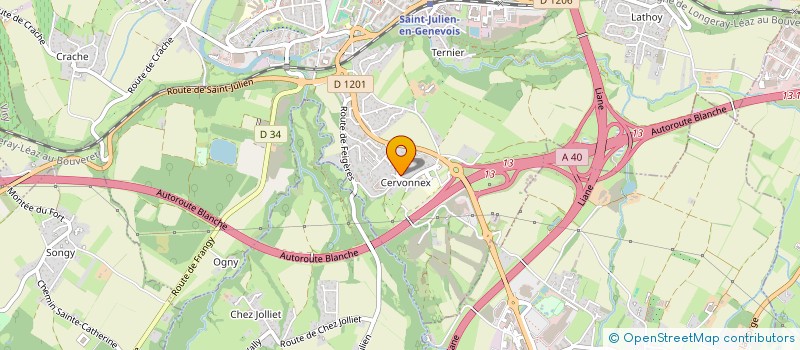 localisation de l'entreprise MONSIEUR GILLES MUGNIER à SAINT-JULIEN-EN-GENEVOIS