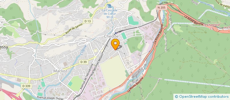 localisation de l'entreprise MONSIEUR GILLES MUGNIER  PASSY