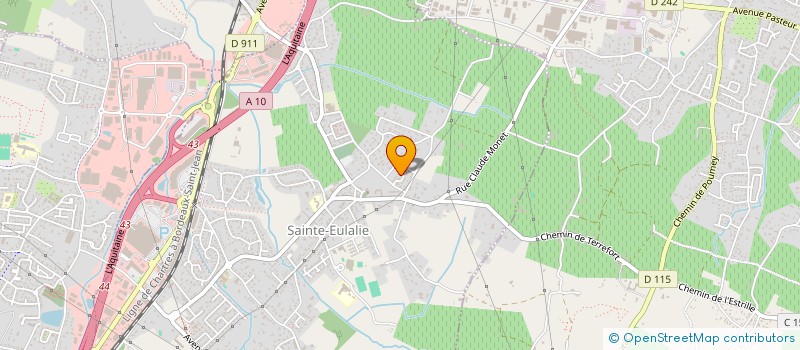 localisation de l'entreprise MONSIEUR GILLES MULCIBA-POLYCARPE  SAINTE-EULALIE