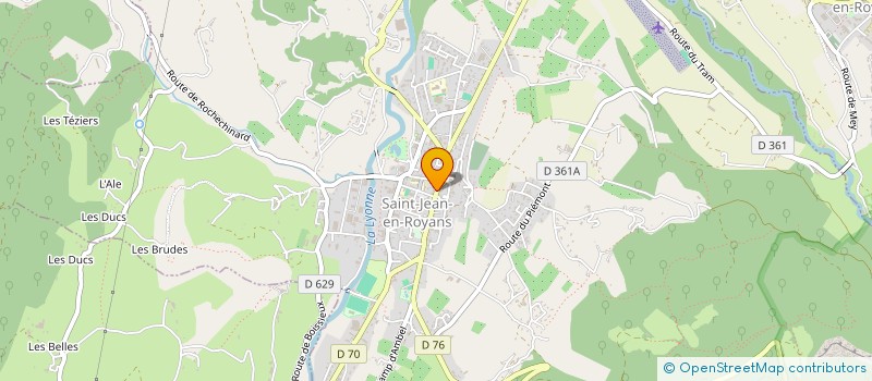 localisation de l'entreprise MONSIEUR GILLES MULLER à SAINT-JEAN-EN-ROYANS