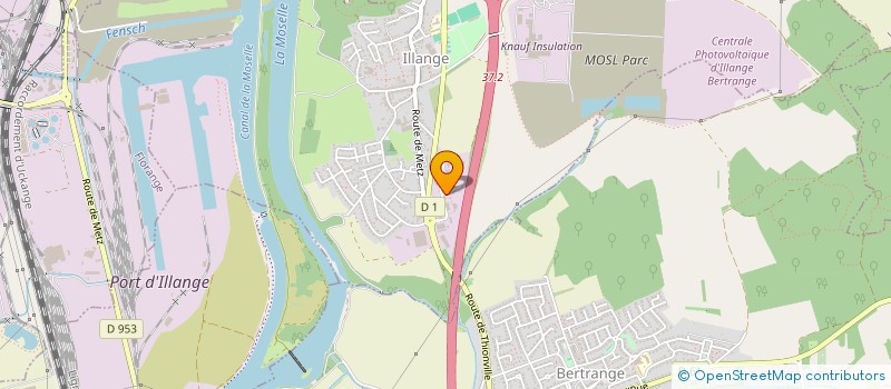 localisation de l'entreprise MONSIEUR GILLES MULLER  ILLANGE