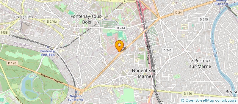 localisation de l'entreprise MONSIEUR GILLES NADALIN à NOGENT-SUR-MARNE