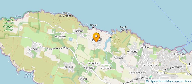 localisation de l'entreprise MONSIEUR GILLES NALLARD à GROIX