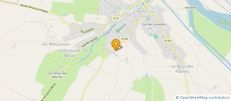 localisation de l'entreprise MONSIEUR GILLES NAQUIN à CHATILLON-SUR-LOIRE