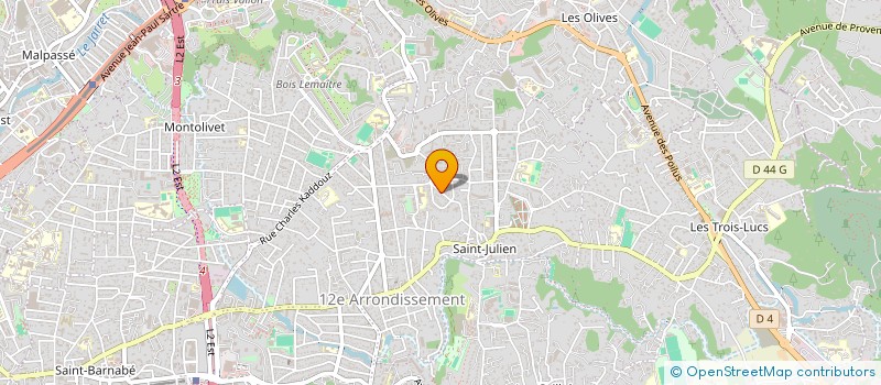 localisation de l'entreprise MONSIEUR GILLES NARCISSE à MARSEILLE