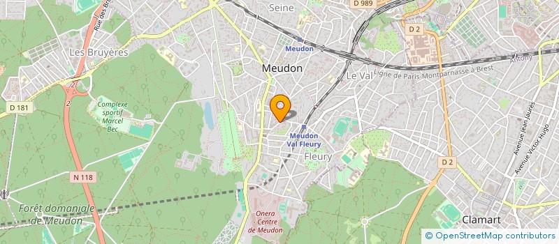 localisation de l'entreprise MONSIEUR GILLES NAVARRO  MEUDON