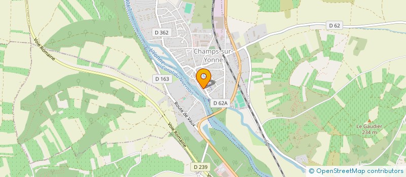 localisation de l'entreprise MONSIEUR GILLES NEMER  CHAMPS-SUR-YONNE