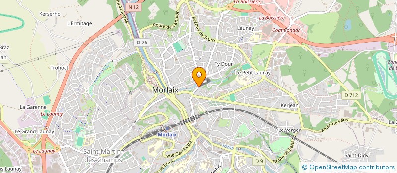 localisation de l'entreprise MONSIEUR GILLES NEN à MORLAIX