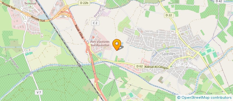 localisation de l'entreprise MONSIEUR GILLES NENERT  SALEILLES