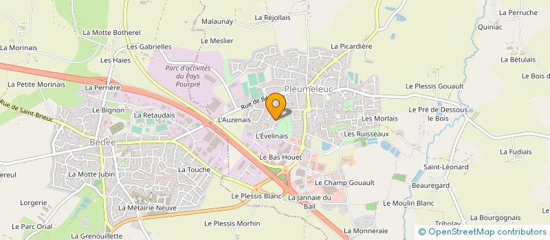 localisation de l'entreprise MONSIEUR GILLES NEVEU à PLEUMELEUC