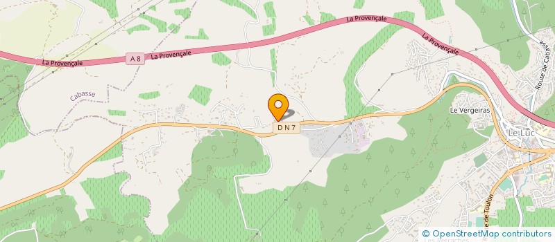 localisation de l'entreprise MONSIEUR GILLES NICCOLETTI  LE LUC