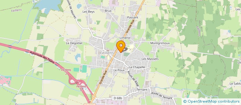 localisation de l'entreprise MONSIEUR GILLES NICOLETTA à FEILLENS