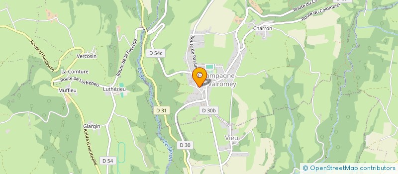 localisation de l'entreprise MONSIEUR GILLES NIOGRET à CHAMPAGNE-EN-VALROMEY