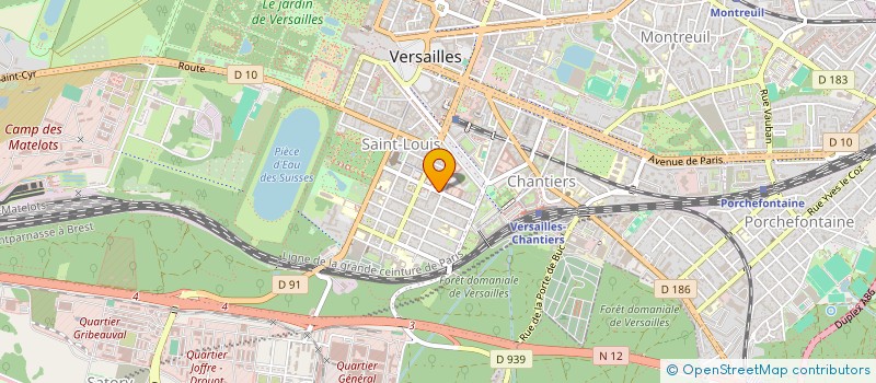 localisation de l'entreprise MONSIEUR GILLES NION à VERSAILLES