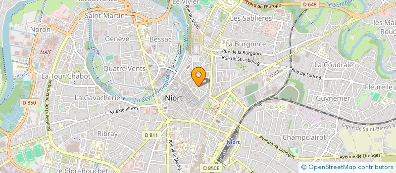 localisation de l'entreprise MONSIEUR GILLES NIVEAU à NIORT