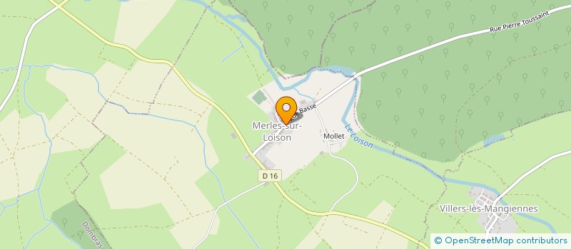 localisation de l'entreprise MONSIEUR GILLES NIVELET à PEUVILLERS