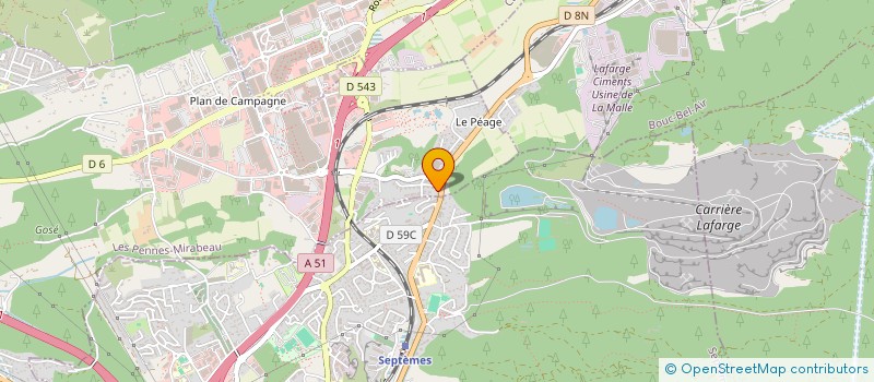 localisation de l'entreprise MONSIEUR GILLES NOBILI à LES PENNES-MIRABEAU