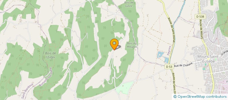 localisation de l'entreprise MONSIEUR GILLES NOEL  ROMANS-SUR-ISERE